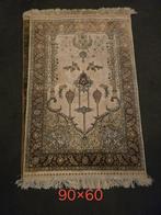 Handgeknoopte Zijde Perzische Tapijt - 9060 cm, Ophalen