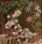 Thaise kunst op zijde, Antiek en Kunst, Ophalen of Verzenden