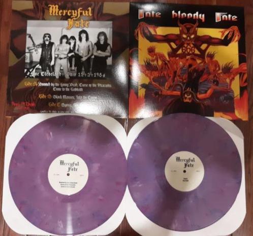 Mercyful Fate: Fate bloody fate 2 lp paars vinyl, Cd's en Dvd's, Vinyl | Hardrock en Metal, Gebruikt, Verzenden