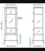 Fabrikor ikea vitrinekast, Huis en Inrichting, Kasten | Vitrinekasten, Ophalen, 50 tot 100 cm, Zo goed als nieuw, 150 tot 200 cm