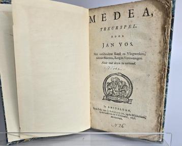 Medea, Treurspel van J. Vos (1698) beschikbaar voor biedingen