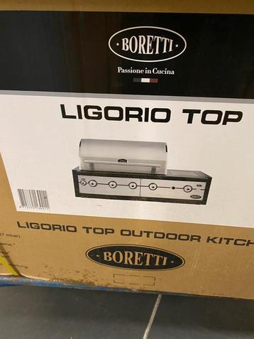 Te koop NIEUWE Boretti Ligorio Top Gasbarbecue – inbouw beschikbaar voor biedingen