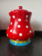 Oilily Koekjespot Rood met Stippen, Huis en Inrichting, Keuken | Servies, Gebruikt, Keramiek, Overige typen, Ophalen of Verzenden