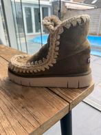 Mou laarzen maat 40 - Nette staat, Kleding | Dames, Schoenen, Ophalen of Verzenden, Zo goed als nieuw, Bruin, Lage of Enkellaarzen
