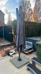 Parasol + voet, Tuin en Terras, Parasols, Ophalen, Gebruikt, Minder dan 1 meter, Parasolvoet