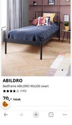 Bed Jysk Abildo te koop, Ophalen, 90 cm, Eenpersoons, Zwart