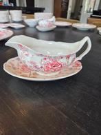 Johnson Brothers Rose Chintz Juskom met Schotel, Antiek en Kunst, Antiek | Servies los, Ophalen of Verzenden