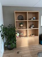 Piet Klerkx Wandkast Eiken Fineer - 160x255x40 cm, Ophalen, Gebruikt, 200 cm of meer, 150 tot 200 cm