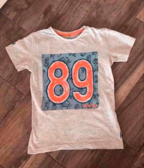 🏖️ SHOEBY MITCH Mt 116 shirt BEACH grijs jongen, Kinderen en Baby's, Kinderkleding | Maat 116, Zo goed als nieuw, Jongen, Shirt of Longsleeve