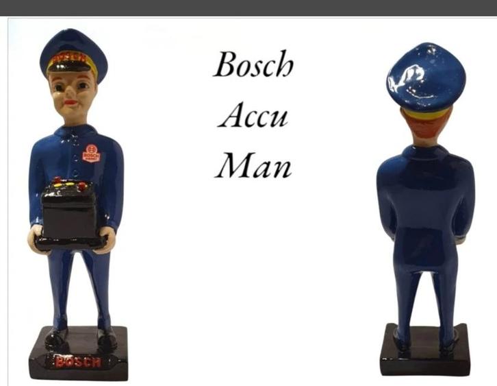 Bosch Accu Man Beeldje - Laminaat, Slijtvast, Verzamelen, Beelden en Beeldjes, Nieuw, Ophalen of Verzenden