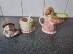 Vintage Japans Otagiri roomstel en theepot koffiepot konijn, Antiek en Kunst, Ophalen of Verzenden