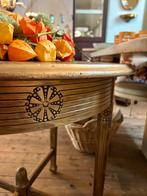 Antieke wijntafel, renaissance stijl, ronde tafel, landelijk, Ophalen of Verzenden