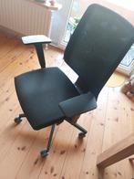 Bureaustoel zwart voor thuiswerken en op kantoor, Ophalen, Ergonomisch, Zo goed als nieuw, Zwart