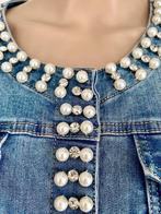 i673 Zac & Zoe maat 40=M spijkerjasje jasje jeans spijker, Maat 38/40 (M), Blauw, Ophalen of Verzenden, Zo goed als nieuw