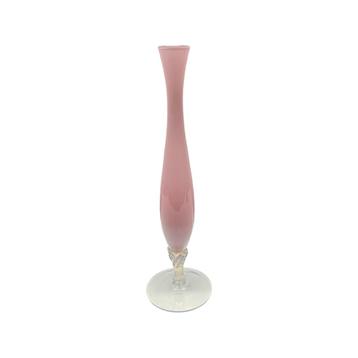 Vintage roze Opaline vaasje beschikbaar voor biedingen