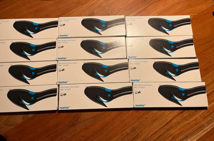 12 x MARTOR 12100102 Veiligheidsmes Secumax Easy Safe, Doe-het-zelf en Verbouw, Gereedschap | Handgereedschap, Nieuw, Ophalen of Verzenden