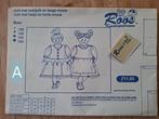 Kledingpatronen kinderkleding patronen Roos naaipatronenen, Hobby en Vrije tijd, Kledingpatronen, Ophalen of Verzenden, Zo goed als nieuw