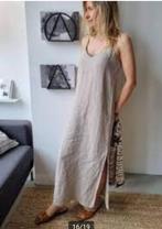 100% linnen maxi dress Club L' avenir zacht pastel groen S/M, Nieuw, Ophalen of Verzenden, Maat 36 (S), Club L' avenir