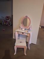 Leuke Kinder Kaptafel met Krukje, Minder dan 75 cm, Zo goed als nieuw, Minder dan 50 cm, Ophalen