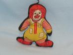 Vintage Ronald McDonald poppetje van stof met ophanglus, Verzamelen, Poppetjes en Figuurtjes, Ophalen of Verzenden, Zo goed als nieuw
