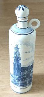 Westertoren Amsterdam delftblauw gin fles, volgnr 13, Antiek en Kunst, Ophalen of Verzenden