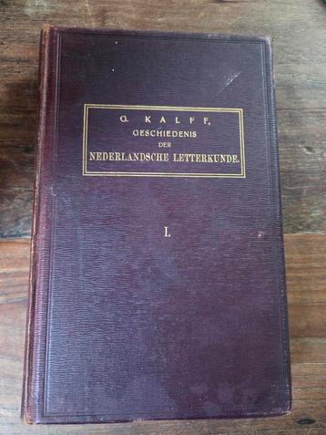 G. Kalff - Geschiedenis Letterkunde Deel 1, 2, 4 en 5 beschikbaar voor biedingen