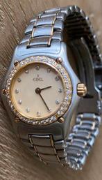 Ebel  (dames) horloge met goud en diamantjes, Ophalen of Verzenden, Zo goed als nieuw, Goud, Overige merken