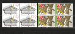 Nl 1184-1185 postfris blok van 4, Ophalen of Verzenden, Na 1940, Postfris