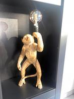 Gouden staande aap lamp, Ophalen of Verzenden