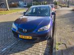 Mazda 3 1.6 Sedan Touring AUT 2005 Blauw, Auto's, Stof, 4 cilinders, 1165 kg, Blauw