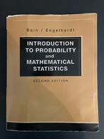 Introduction to Probability and Mathematical Statistics, Boeken, Ophalen of Verzenden, Beta, Gelezen, WO