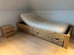Stoer steigerhouten kinderbed, Huis en Inrichting, Ophalen of Verzenden, Zo goed als nieuw, Eenpersoons