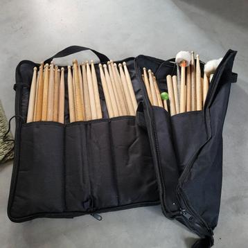60 drum percussie slagwerk stokken/diverse/zie foto's  beschikbaar voor biedingen