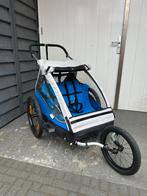 Fiets/hardloopkar voor 2 kinderen van XLC, Fietsen en Brommers, Fietsaccessoires | Aanhangers en Karren, Ophalen of Verzenden