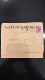 Enveloppe van Ons Be Quick Orgaan 30’er jaren, Ophalen of Verzenden, Gebruikt, Overige binnenlandse clubs