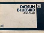 Origineel Instructieboekje Datsun Bluebird, Ophalen of Verzenden