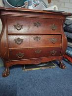 Te koop antieke houten commode met 3 lades, Ophalen