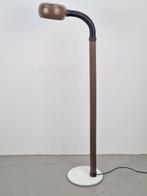 Vintage Vloerlamp Bruin Metaal space age  ‘70 leeslamp, Huis en Inrichting, Lampen | Vloerlampen, N, 100 tot 150 cm, Ophalen of Verzenden