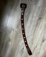 Vintage Escada riem, Kleding | Dames, Riemen en Ceinturen, 80 tot 90 cm, Bruin, Echt leder, Escada