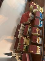 Set met franse mediteraanse huisjes, winkels en meer 1:87, Overige merken, Gebruikt, Gelijkstroom of Wisselstroom, Brug, Tunnel of Gebouw