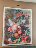 Werk aan de muur art frame doek Jan van Huysum Stilleven, Ophalen of Verzenden
