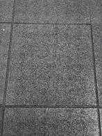 75x Rubber tegels 50x50 cm – 25 mm – tuin / sport / balkon, Ophalen, Zo goed als nieuw