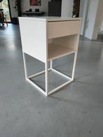 Nachtkastje, wit, Huis en Inrichting, Slaapkamer | Nachtkastjes, Ophalen of Verzenden, Zo goed als nieuw, Minder dan 45 cm, 55 tot 70 cm