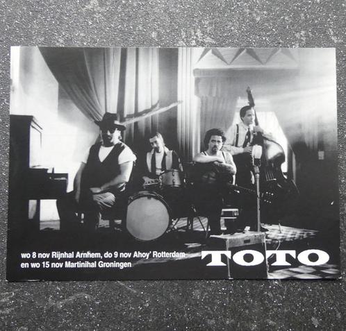 Toto Tambu World Tour kaart ansichtkaart ADpost 1995 1996, Verzamelen, Muziek, Artiesten en Beroemdheden, Zo goed als nieuw, Foto of Kaart