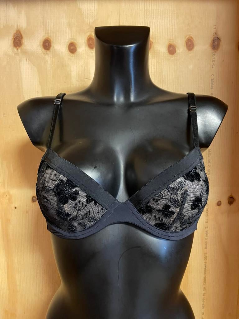 Marie jo bh 70b model gloria, Verzenden, Zwart, BH