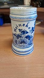 Bierpul Heineken delftsblauw., Verzamelen, Verzenden, Zo goed als nieuw, Pul(len), Heineken
