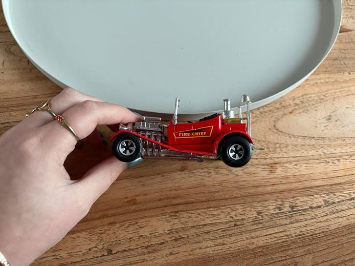 Matchbox Speed Kings K50-53 Fire Chief 1974, Hobby en Vrije tijd, Modelbouw | Auto's en Voertuigen, Gebruikt, Auto, 1:32 tot 1:50