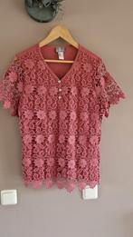 Roze kanten shirt - Fair Lady - Maat 42, Ophalen, Maat 42/44 (L), Fair Lady, Korte mouw