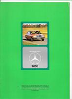 MERCEDES 280 E,  1975, Ophalen of Verzenden, Zo goed als nieuw, Mercedes