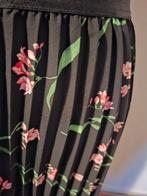 Plissé Rok H&M Zwart Bloemenprint Roze Groen Maat 40 Dames, Kleding | Dames, Rokken, Maat 38/40 (M), Anneonline, Steenbergen, H&M